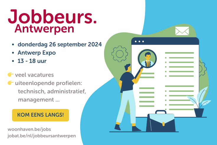 Affiche Jobbeurs Antwerpen 26 september 2024 Expo Antwerpen