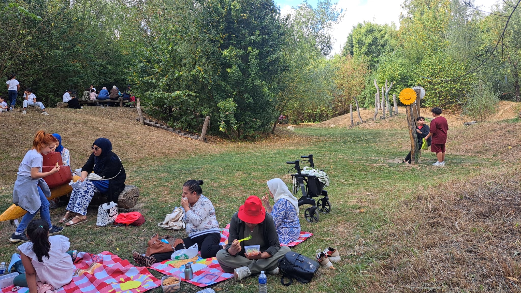 schaduw in een park