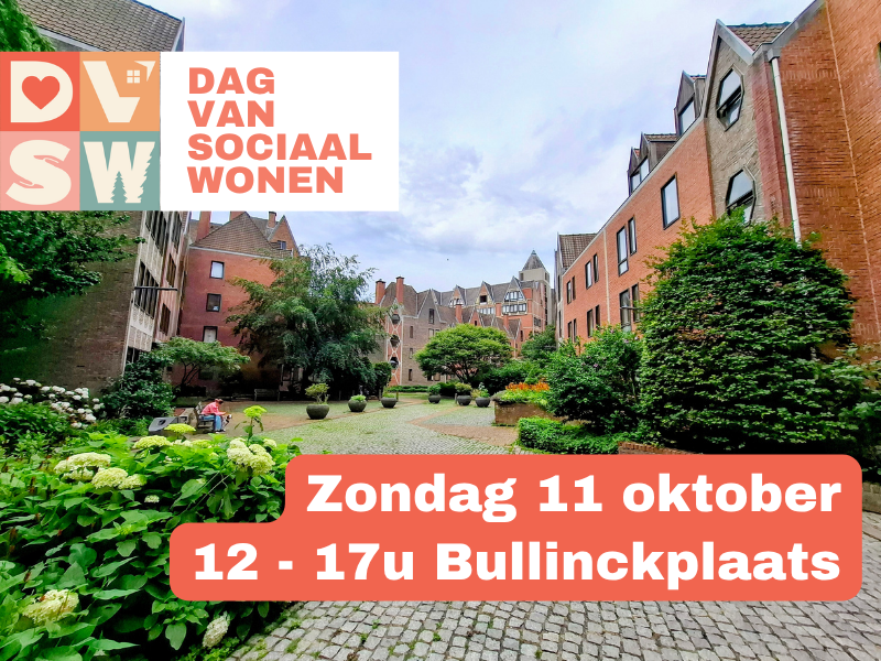 zondag 11 oktober
12 - 17u Bullinckplaats