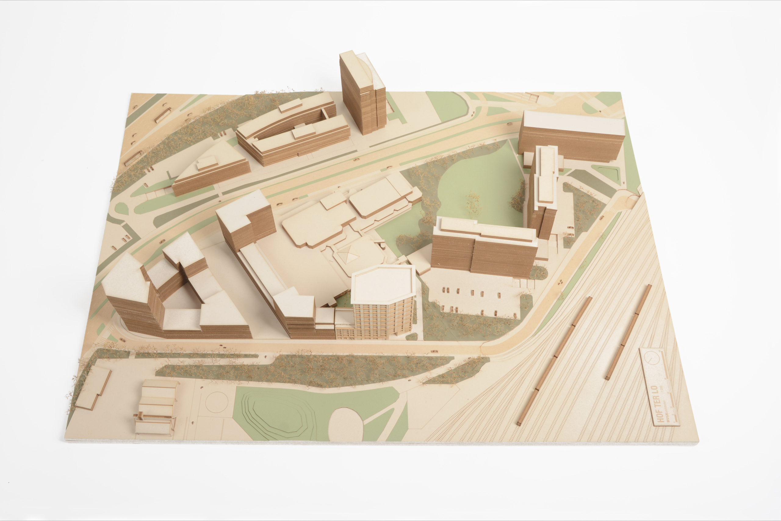 Hof ter Lo - maquettebeeld